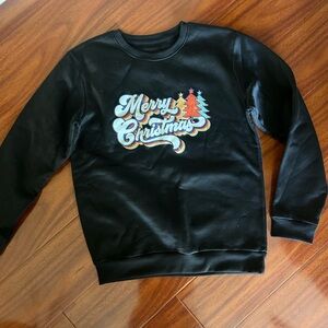 **CUSTOMIZABLE***Christmas sweater - Black - SMALL